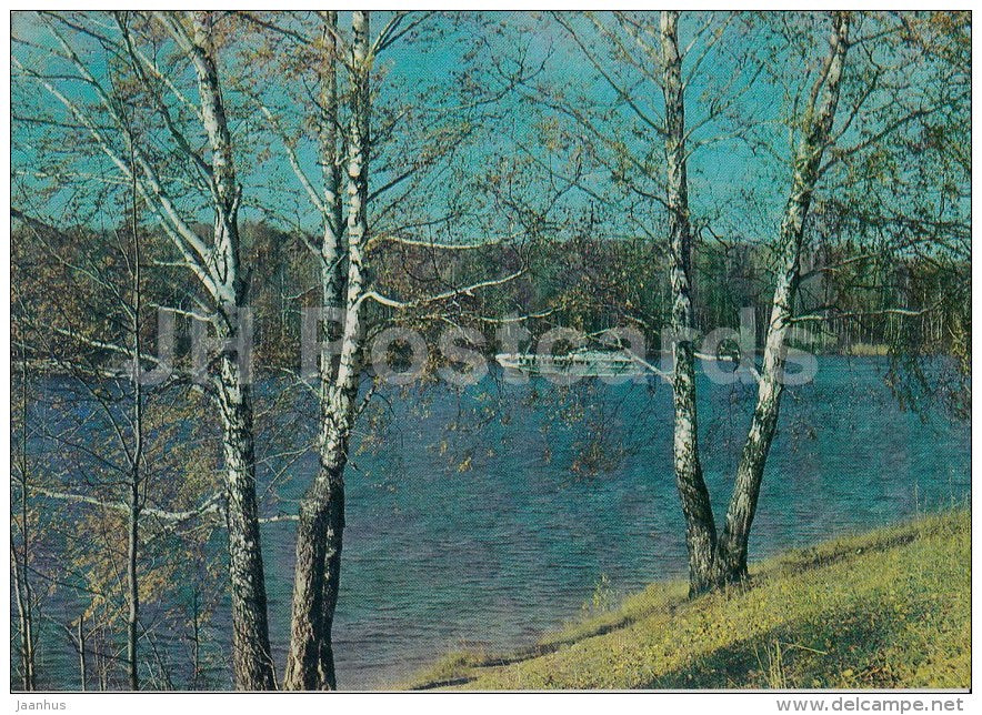 autumn view - 1981 - Russia USSR - unused - JH Postcards
