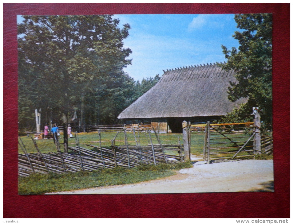 House - The Estonian State Open-Air Museum - 1982 - Estonia USSR - unused - JH Postcards