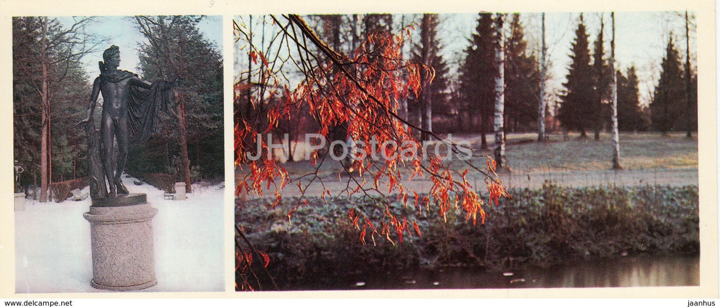 Pavlovsk Park - Old Silvia - Apollo Belvedere Sculpture - 1979 - Russia USSR - unused - JH Postcards