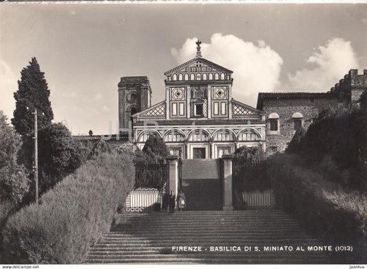 Firenze - Florence - Basilica di S Miniato al Monte - 1013 - Italy - used - JH Postcards