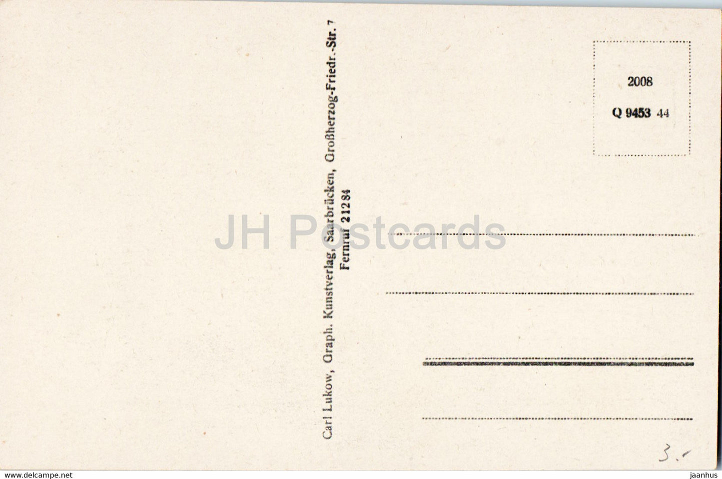 Frankfurt a Main - Kuhturm m alte Burg - old postcard - Germany - unused