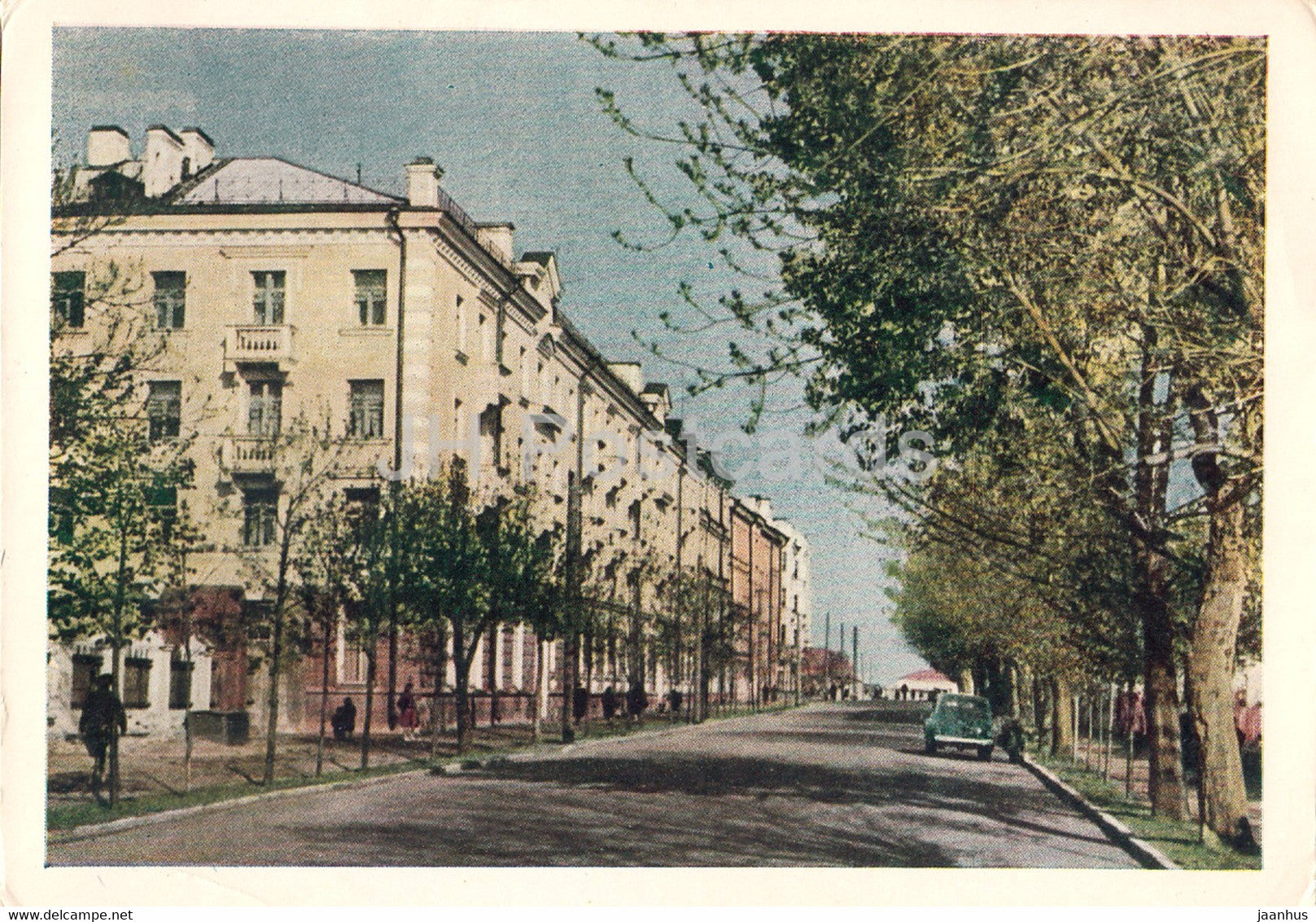 Pskov - Lenin street - 1960 - Russia USSR - unused - JH Postcards