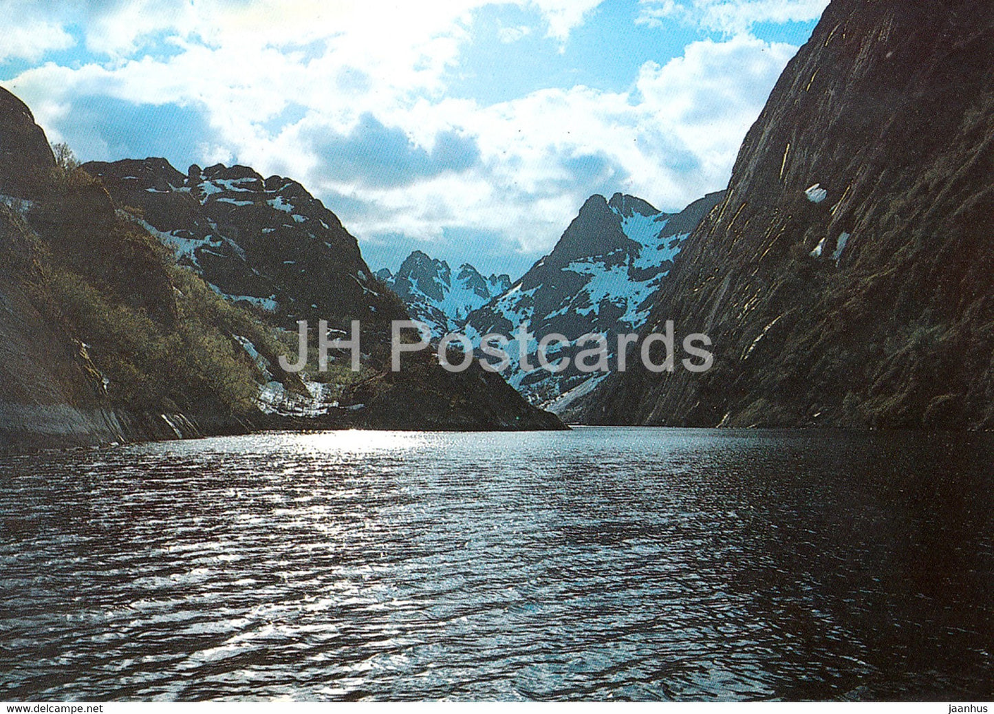Scenic sightseeing - The Troll Fjord - Norway - unused - JH Postcards
