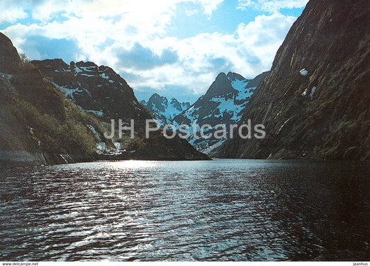 Scenic sightseeing - The Troll Fjord - Norway - unused - JH Postcards