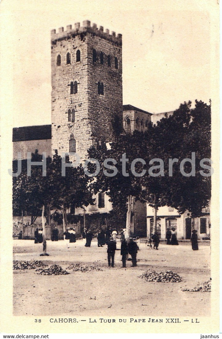 Cahors - La Tour du Pape Jean XXII - 38 - old postcard - France - used - JH Postcards