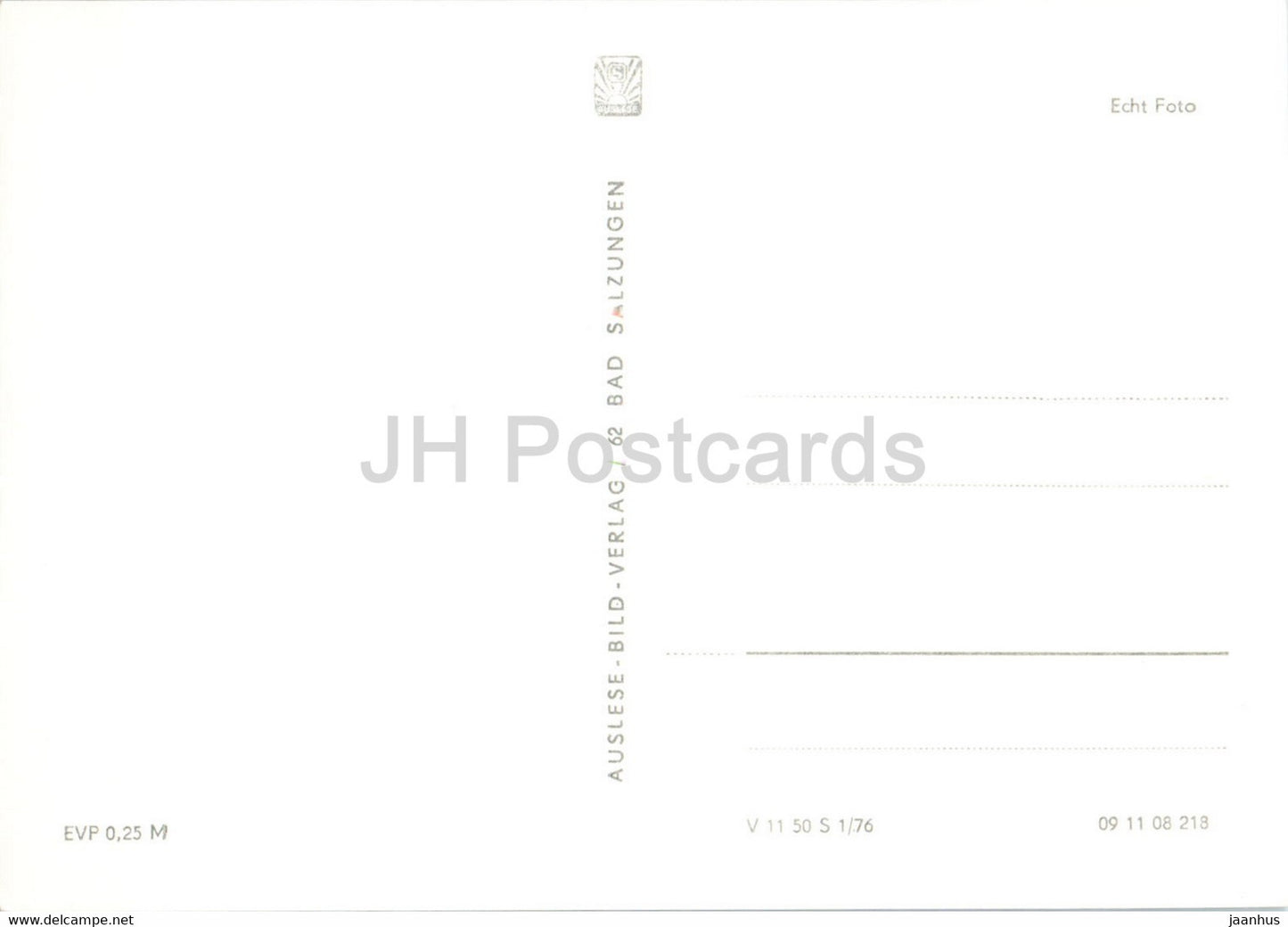 Erholungsort Schleusingen - Markt - Schloss Bertholdsburg - castle - bus - old postcard - Germany DDR - unused