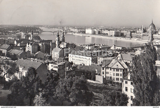 Budapest - View - Bridge - Hungary - used - JH Postcards