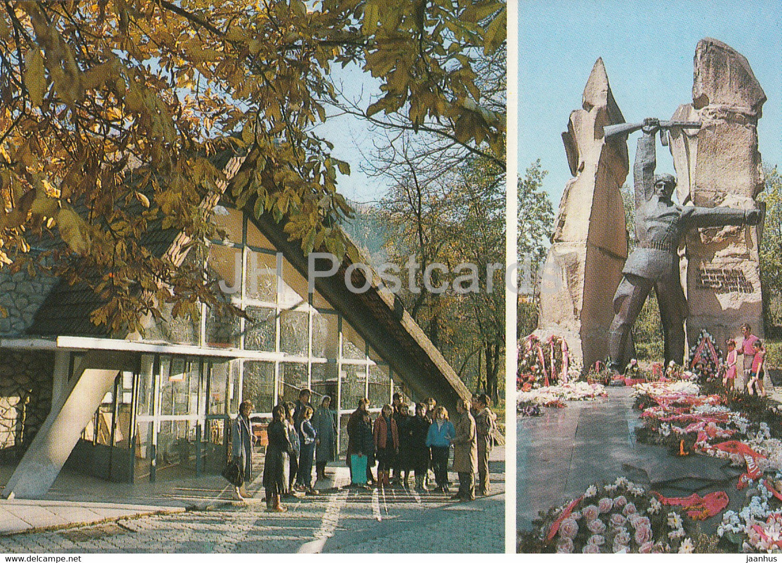 Yaremche - museum of partisan glory - memorable places of Ivano-Frankivsk Region - 1988 - Ukraine USSR - unused - JH Postcards