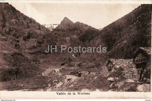Vallee de Wormsa - 11 - old postcard - France - unused - JH Postcards
