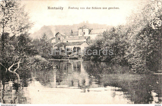 Montmedy - Festung von der Schiers aus gesehen - 193055 - old postcard - France - unused - JH Postcards