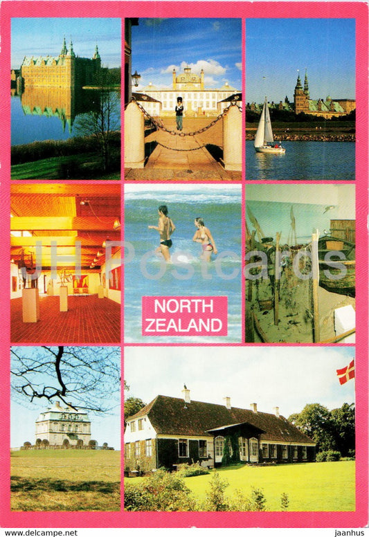 North Zealand - Frederiksborg castle - Fredensborg castle - Kronborg castle - Louisiana - Denmark - unused - JH Postcards