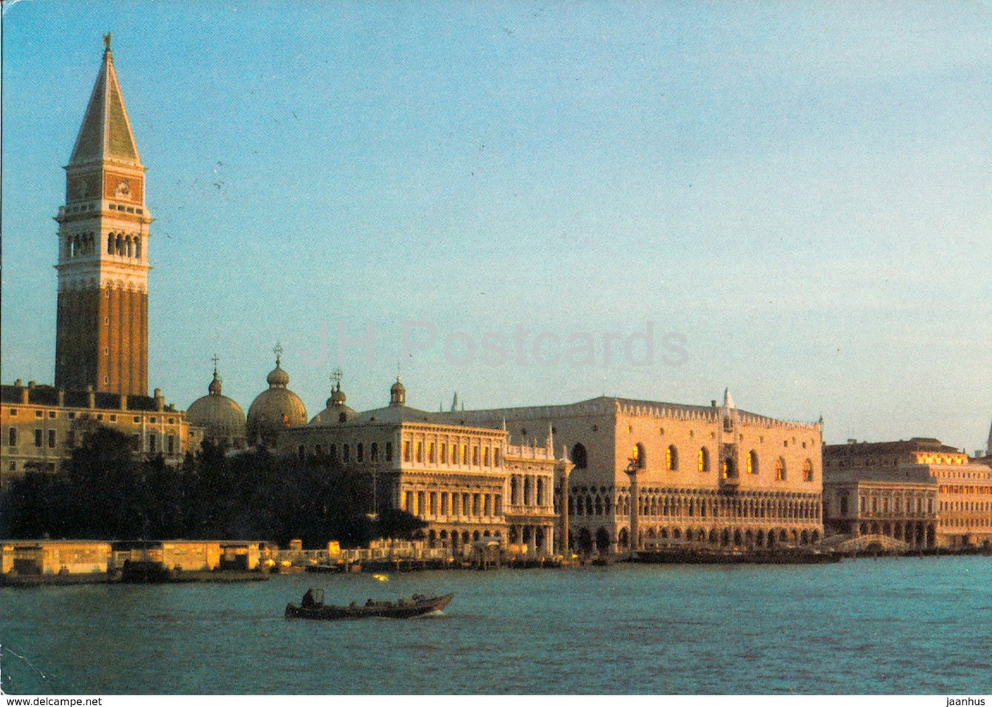 Venezia - Venice - Bacino di San Marco - St. Mark's Warf - Italy - 1984 - used - JH Postcards