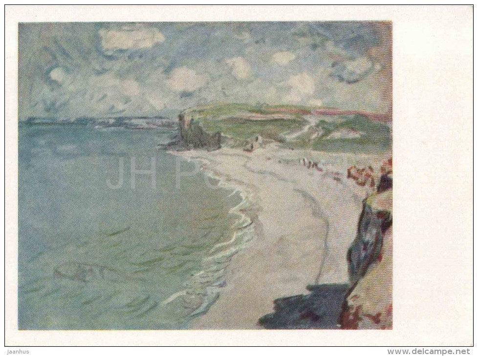 painting by Claude Monet - Pourville - sea - french art - unused - JH Postcards