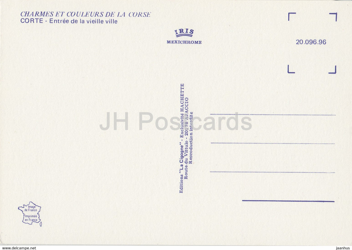 Corte - Entree de la vieille ville - Frankreich - unbenutzt