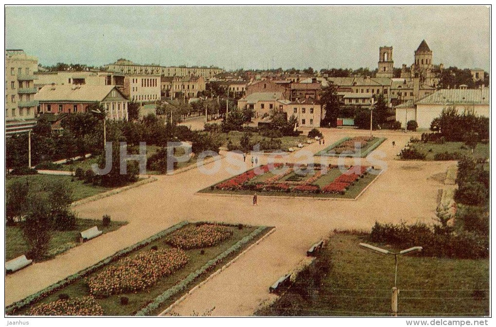 Lenin square - Luga - 1972 - Russia USSR - unused - JH Postcards