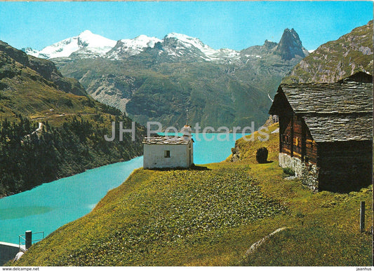 Bad Vals - Frunt mit Zervreila Stausee und dem Zervreilahorn - 4667 - Switzerland - unused - JH Postcards