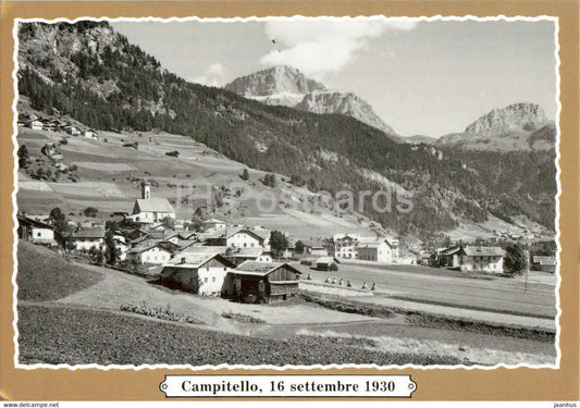 Campitello - 16 Settempre 1930 - Campitello di Fassa - Sass Pordoi - Italy - unused - JH Postcards