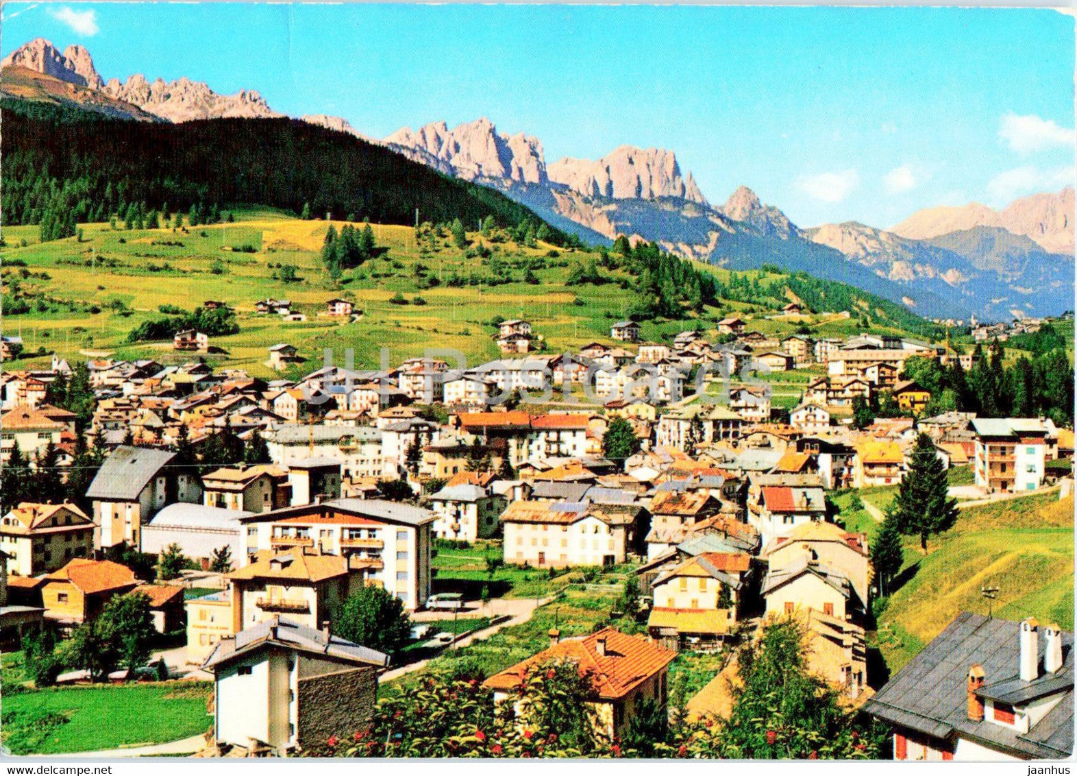 Moena 1184 m - Dolomiti - Valle di Fassa - Panorama - Italy - unused - JH Postcards