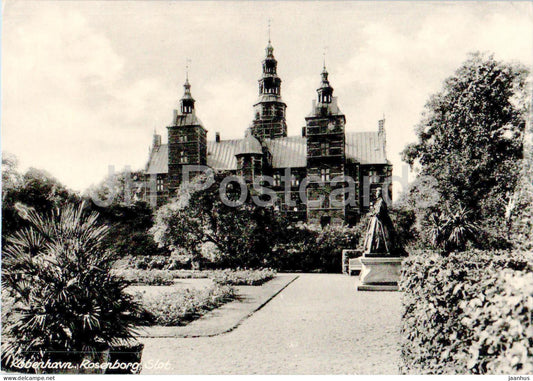 Copenhagen - Kobenhavn - Rosenborg Castle - Rosenborg Slot - old postcard - 300 - 1953 - Denmark - used - JH Postcards