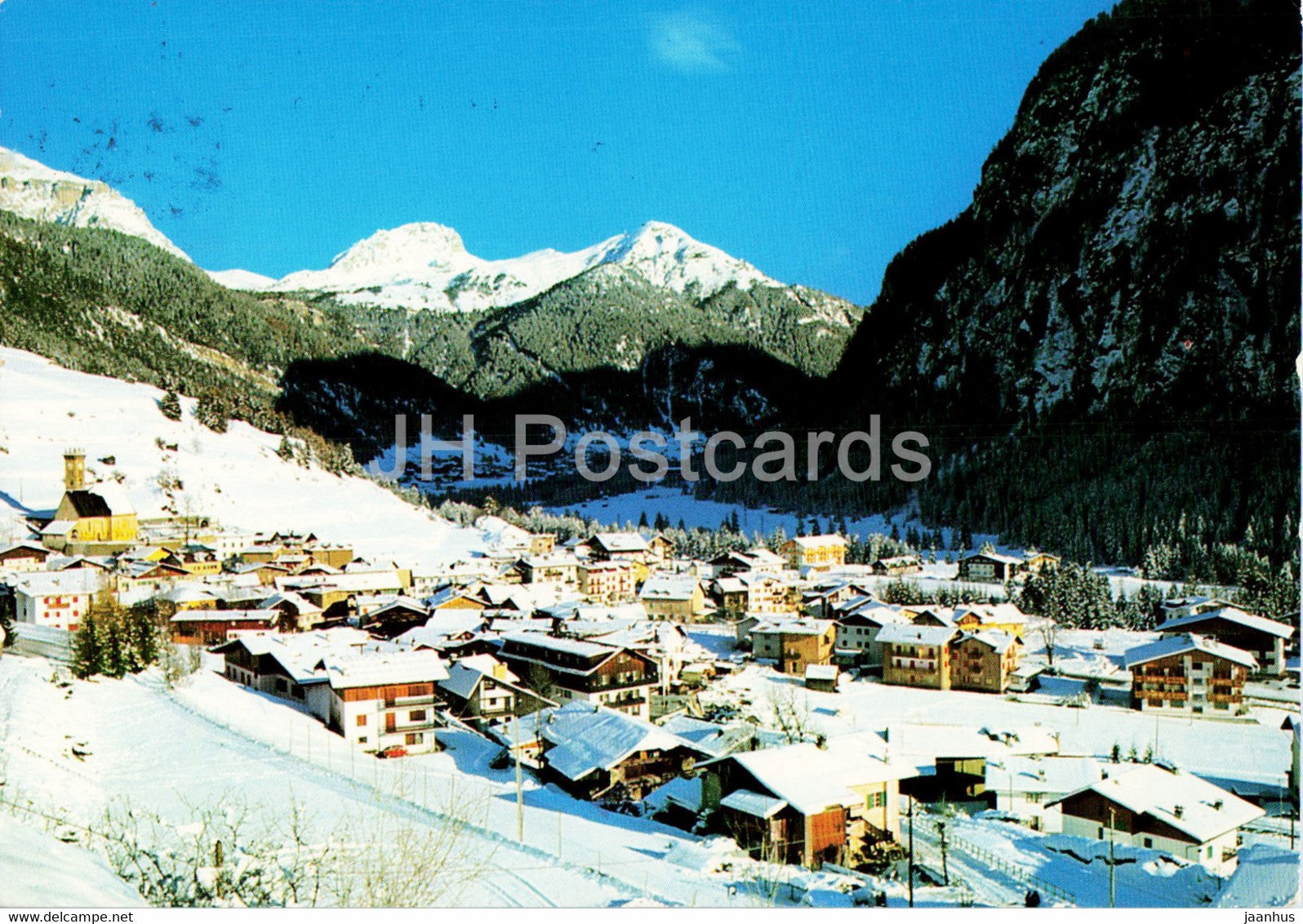 Dolomiti Campitello di Fassa 1448 m - Passo Pordo - 1982 - Italy - used - JH Postcards