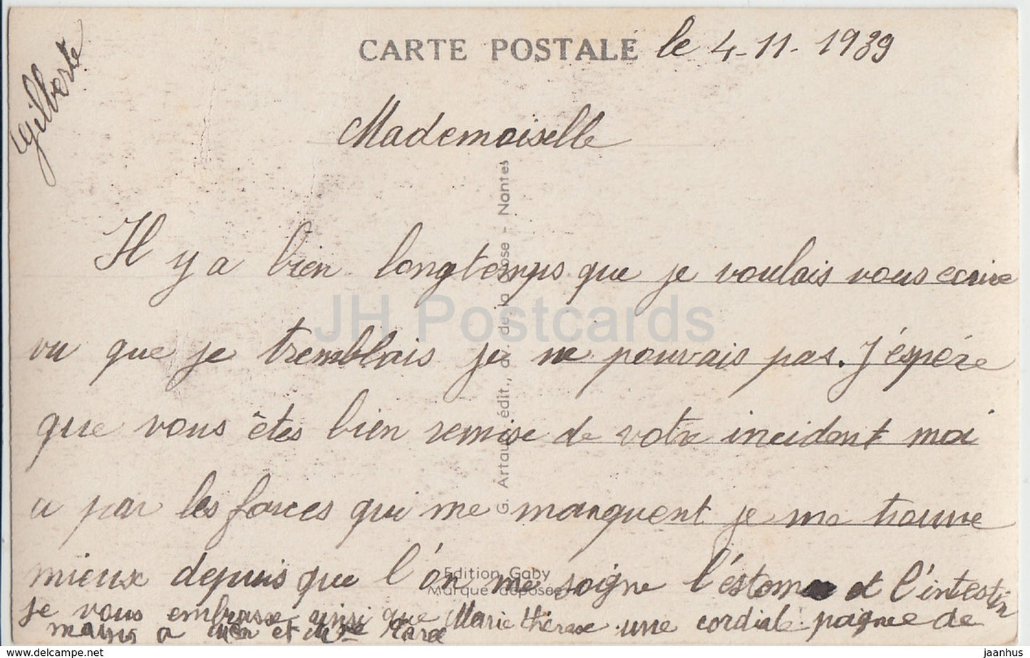 Lisieux  Calvados - Basilique Sainte-Therese Enfant Jesus - cathedral - old postcard - 1939 - France - used