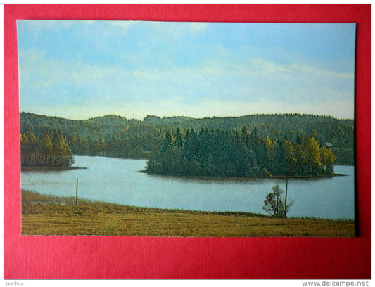 The lake Vaislu - Latvian Views - 1987 - Latvia USSR - unused - JH Postcards