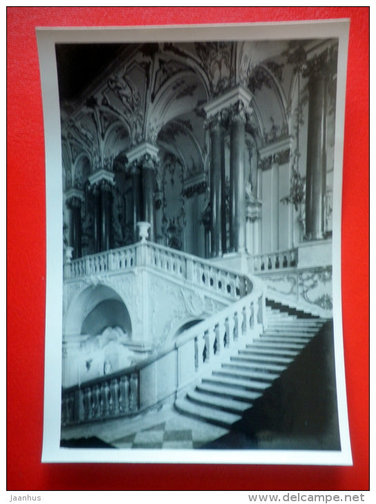 The Main Staircase - State Hermitage - Leningrad - St. Petersburg - 1954 - Russia USSR - unused - JH Postcards