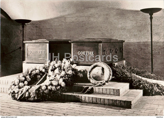 Weimar - Goethe und Schiller Gruft - Germany DDR - unused - JH Postcards