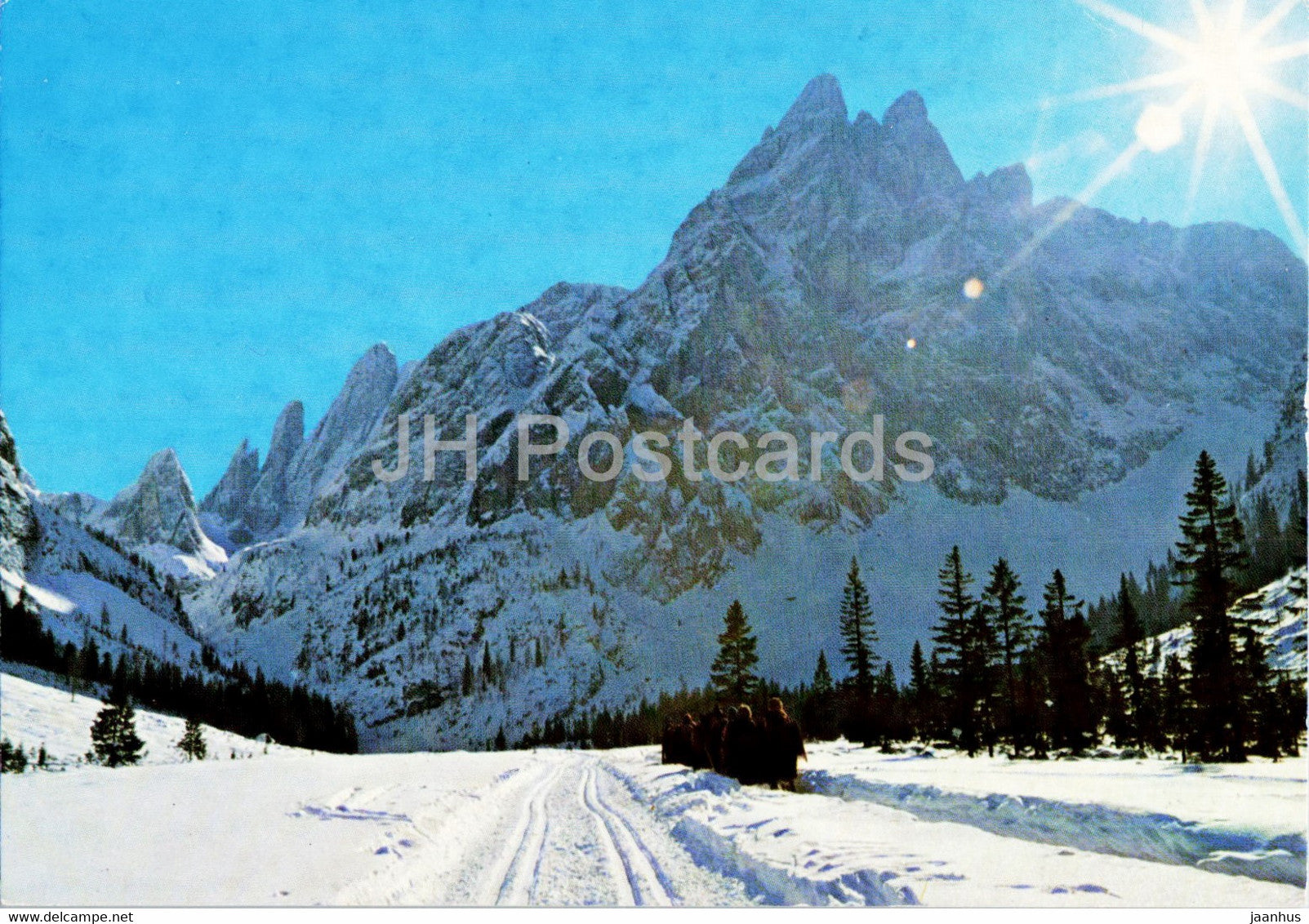 Dolomiti - Sexten - Sesto - Valle Fiscalina - Fischleintal - Einserkofel - Cima Uno - Italy - used - JH Postcards