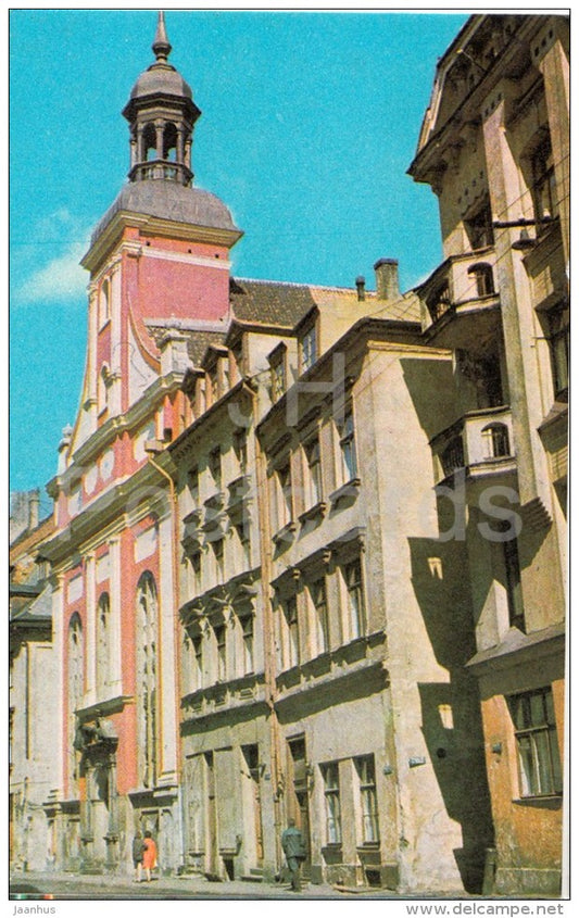 Marstaju street - Old Town - Riga - 1974 - Latvia USSR - unused - JH Postcards