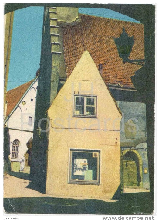 Saia Käik , a passageway - Tallinn - 1970 - Estonia USSR - unused - JH Postcards