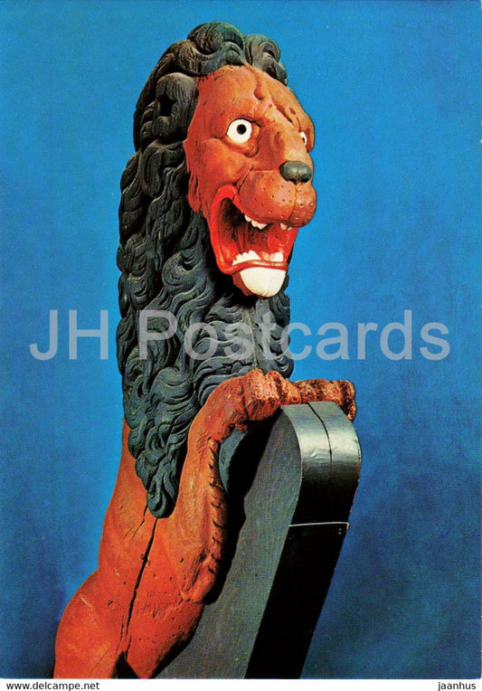 Gallionsfigur - Ship Figurehead - lion - animals - Denmark - unused - JH Postcards