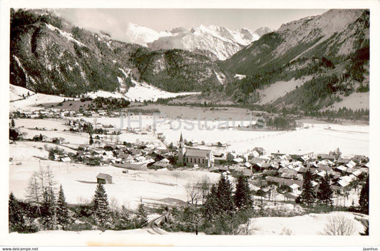 Wintersportplatz Hindelang Bad Oberdorf - old postcard - 1956 - Germany - used - JH Postcards
