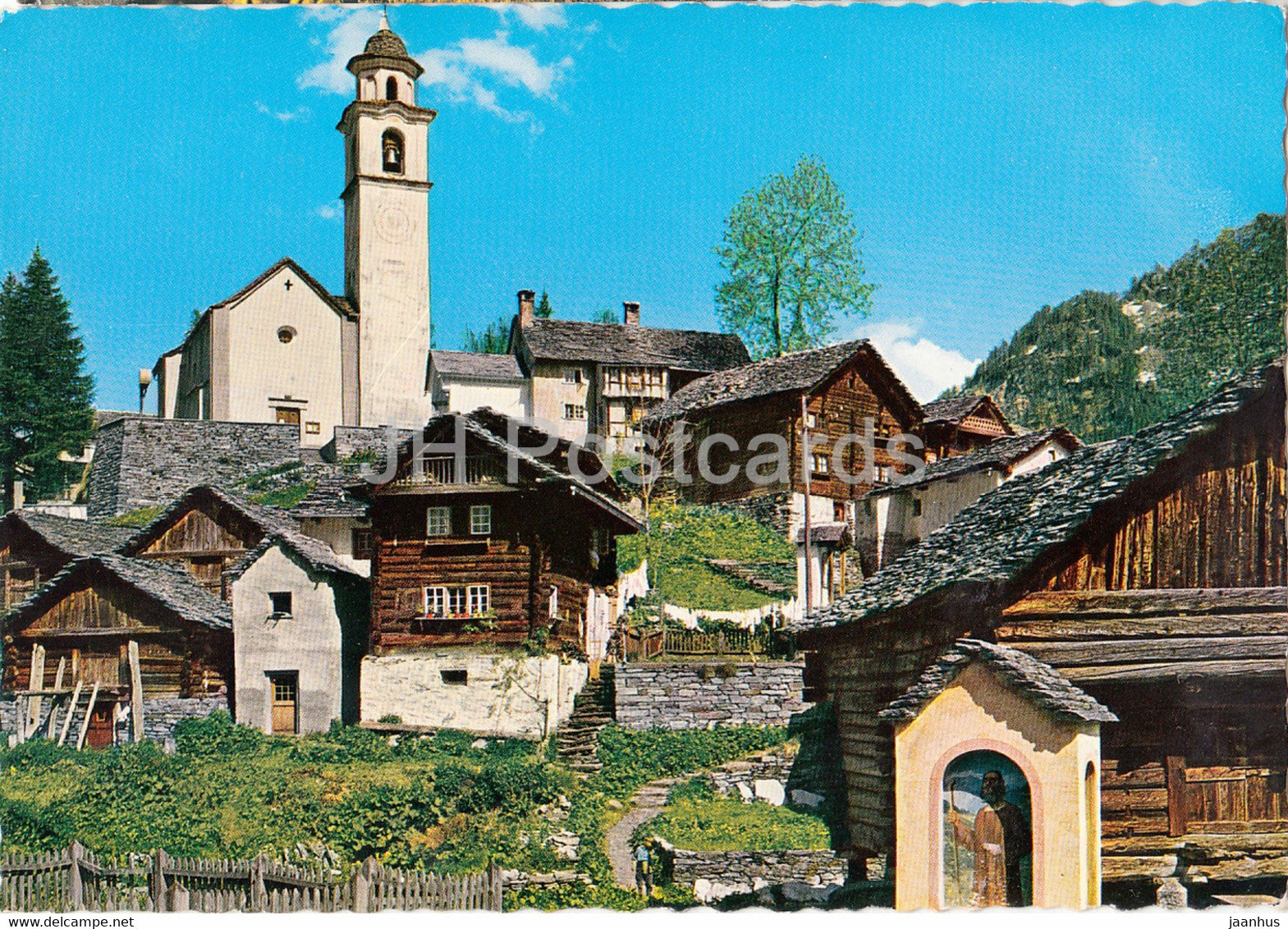 Bosco Gurin 1506 m - Das Deutschsprachige Walsedorf im Tessin - 5578 - Switzerland - unused - JH Postcards