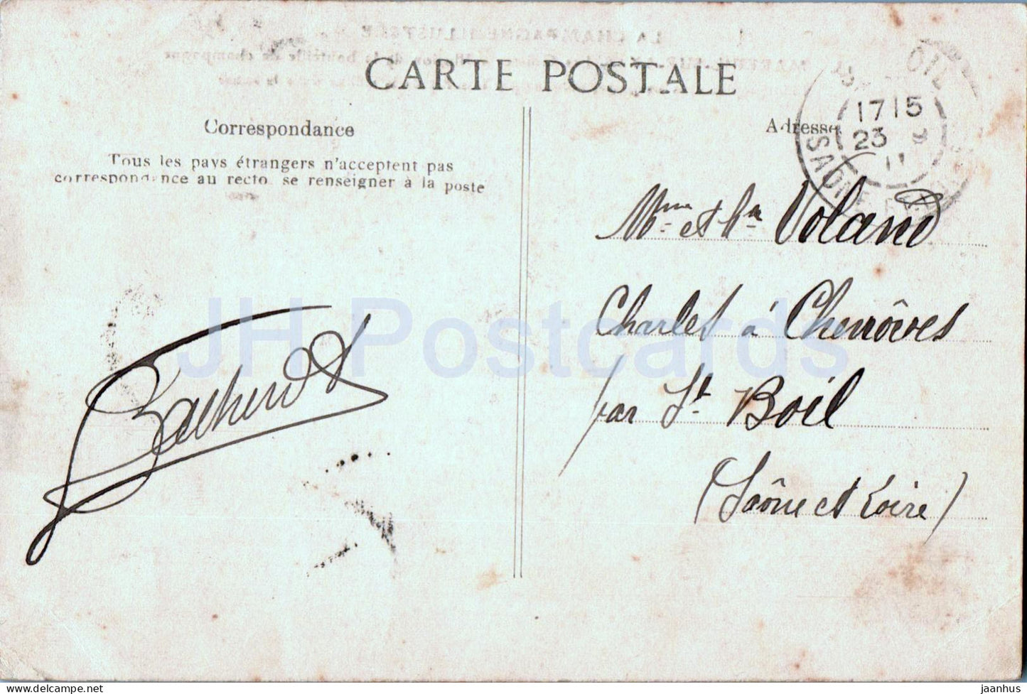 Mareuil sur Ay - Les Goisses - Illusion de la boteille de champagne - 13 - alte Postkarte - 1911 - Frankreich - gebraucht 