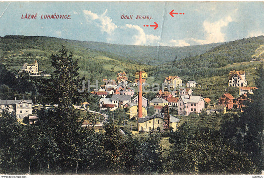 Lazne Luhacovice - Udoli Aloisky - old postcard - Czech Republic - unused - JH Postcards
