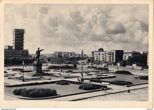 Leningrad - St. Petersburg - Strikes Square - 1963 - Russia USSR - unused - JH Postcards