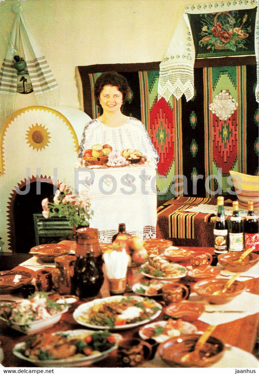 Casa Mare - Come to the table - cuisine - 1980 - Moldova USSR - unused - JH Postcards