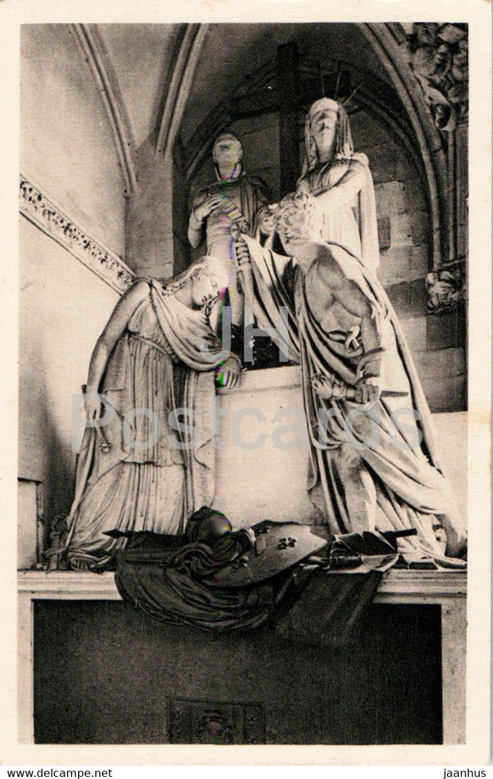 Chateau de Vincennes - Sainte Chapelle - Tombeau du Duc d'Enghien - old postcard - 1950 - France - used - JH Postcards