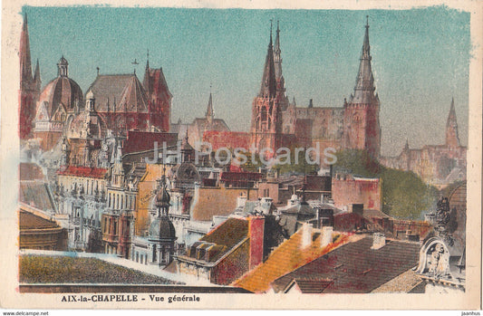 Aix La Chapelle - Vue Generale - Aachen - old postcard - Germany - used - JH Postcards