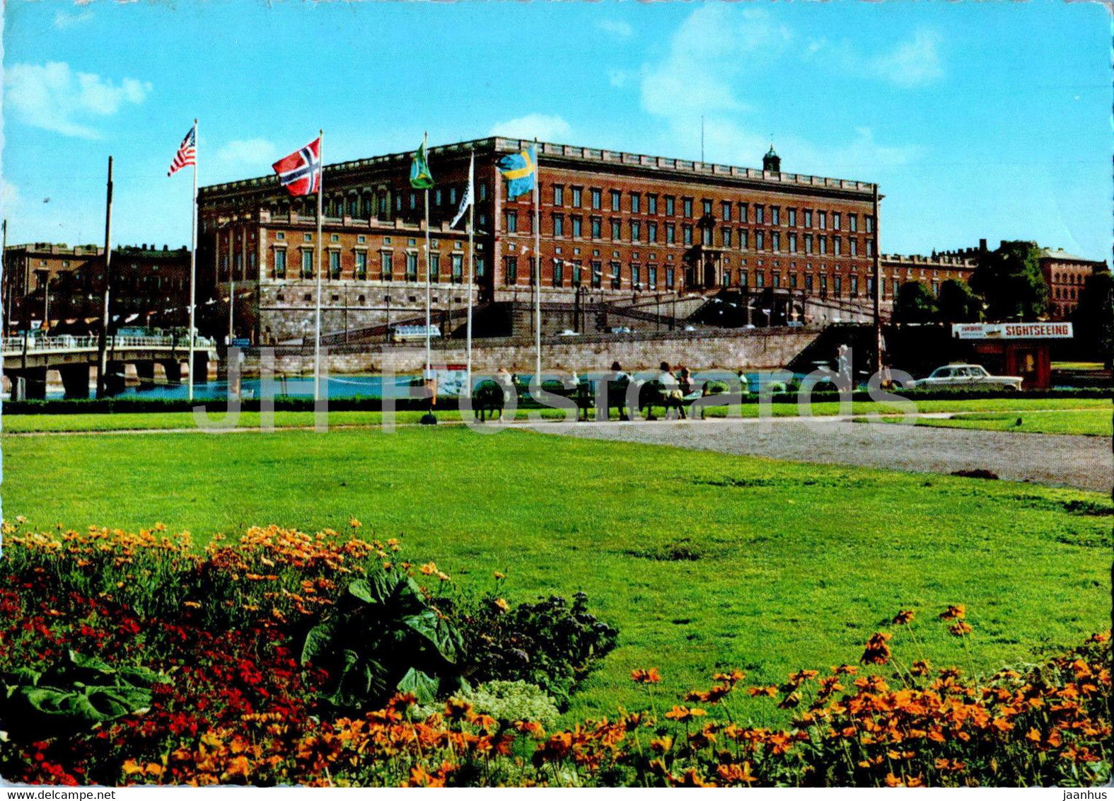 Stockholm - Kungl Slottet - The Royal Palace - 1961 - Sweden - used - JH Postcards