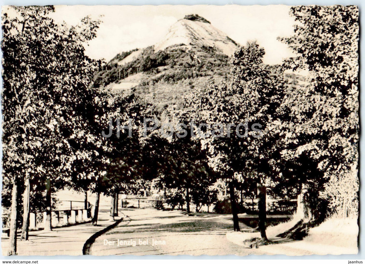 Der Jenzig bei Jena - old postcard - Germany DDR - unused - JH Postcards