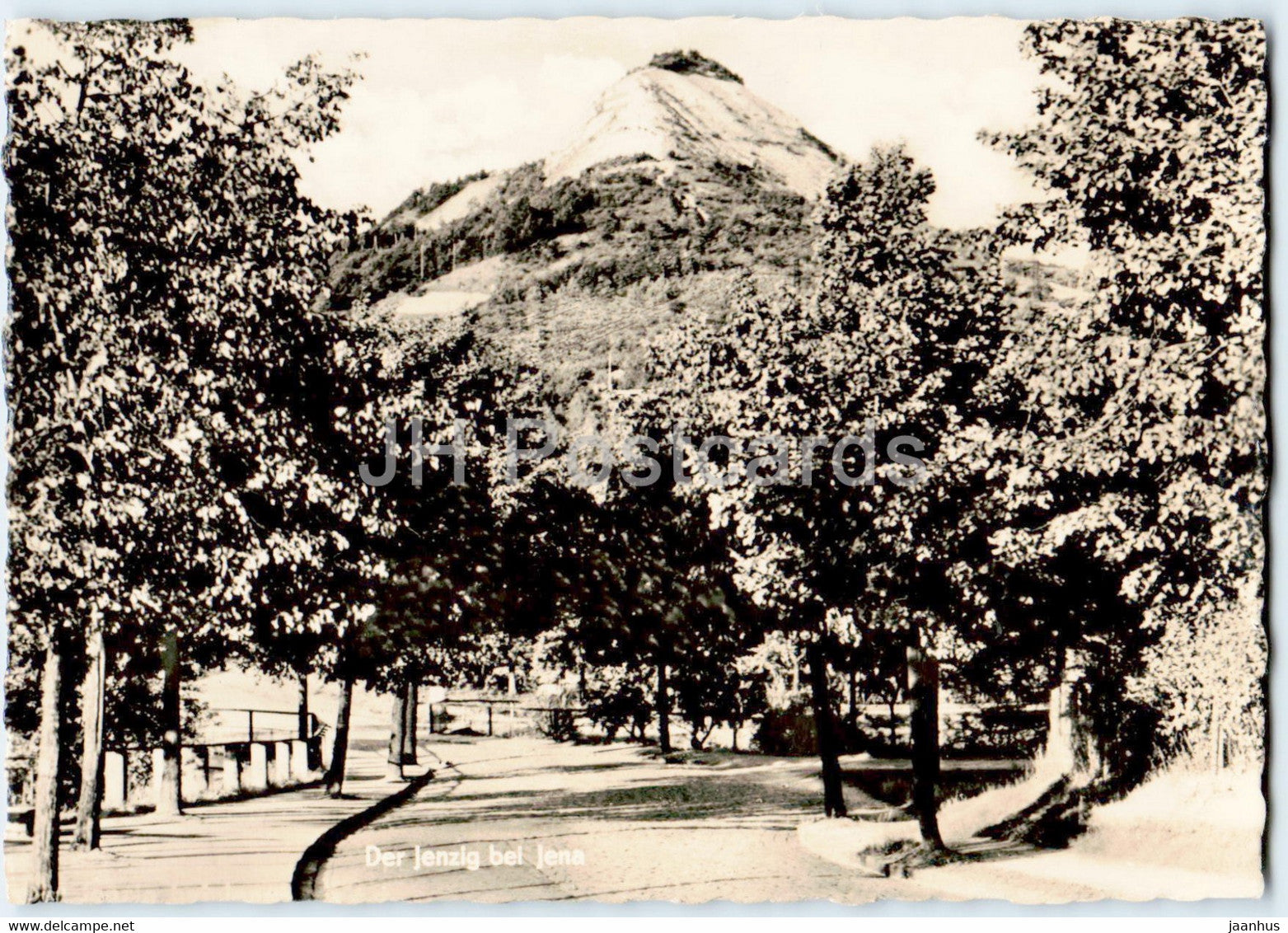 Der Jenzig bei Jena - old postcard - Germany DDR - unused - JH Postcards