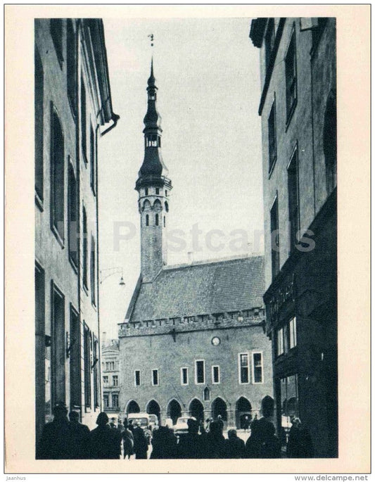 Town Hall - Tallinn - 1965 - Estonia USSR - unused - JH Postcards