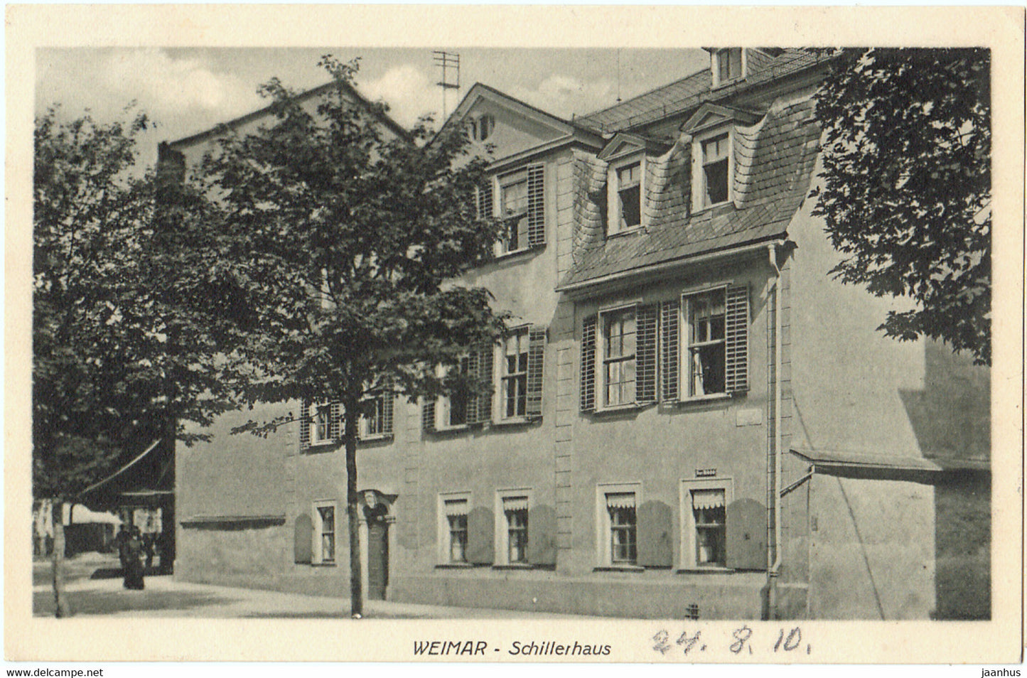 Weimar - Schillerhaus - old postcard - 59 - 1910 - Germany - used - JH Postcards