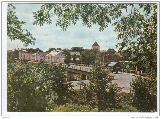 Bridge - Truck - Bauska - Latvia USSR - unused - JH Postcards