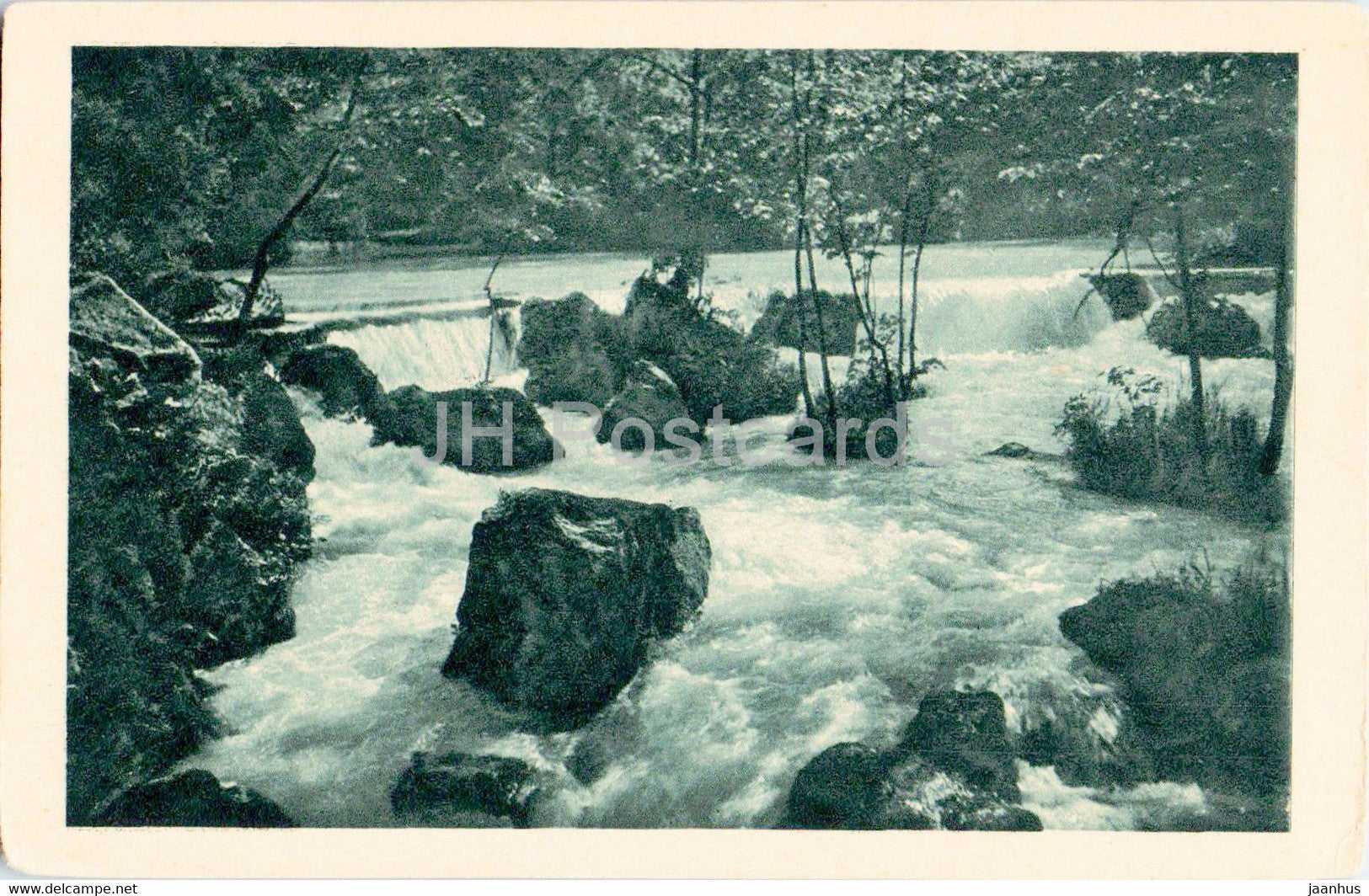 Munchen - Munich - Sommer im Englischen Garten - old postcard - Germany - unused - JH Postcards