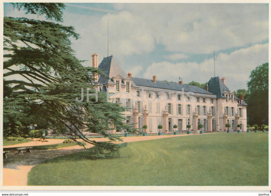 Musee National de Malmaison - Facade Ouest sur les Jardins et cedre de Marengo - France - unused - JH Postcards