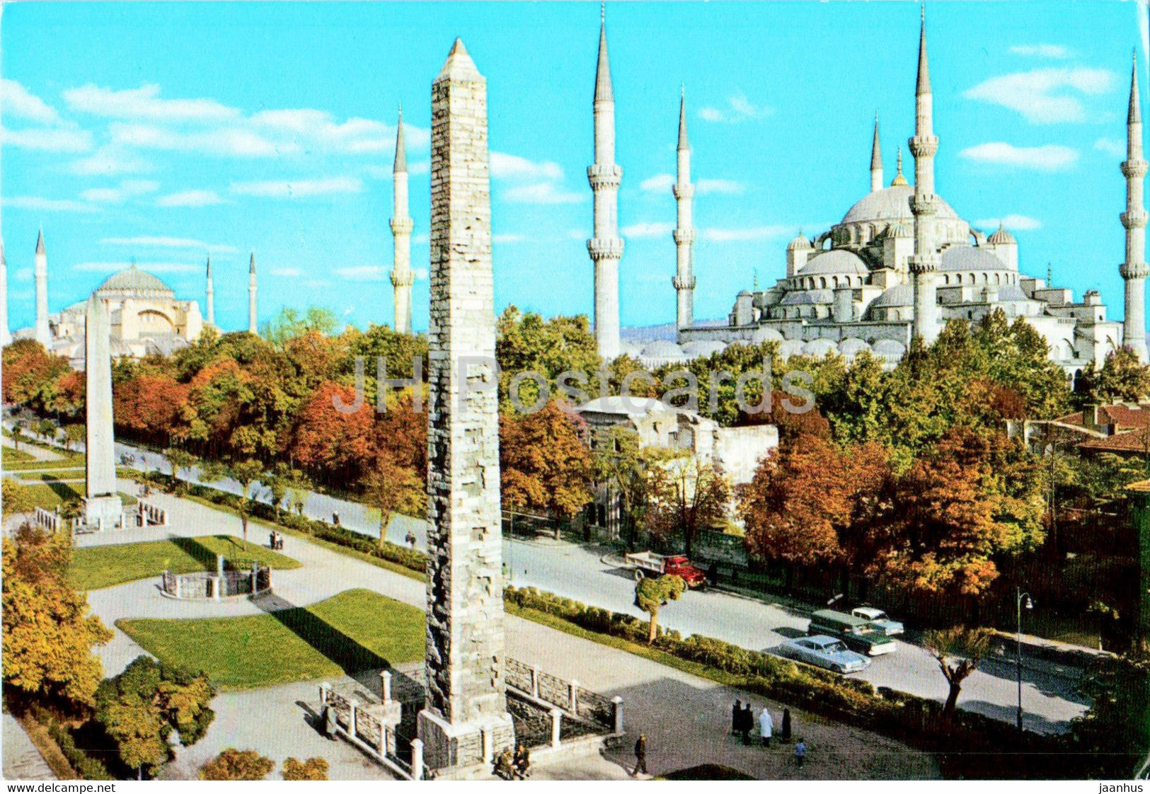 Istanbul - Hipodromus and The Blue Mosque - 34/68 - Keskin - Turkey - unused - JH Postcards