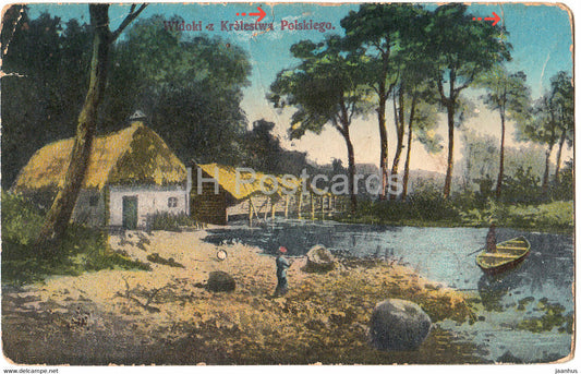 Widoki z Krolestwa Polskiego - Feldpost - old postcard - 1918 - Poland - used - JH Postcards